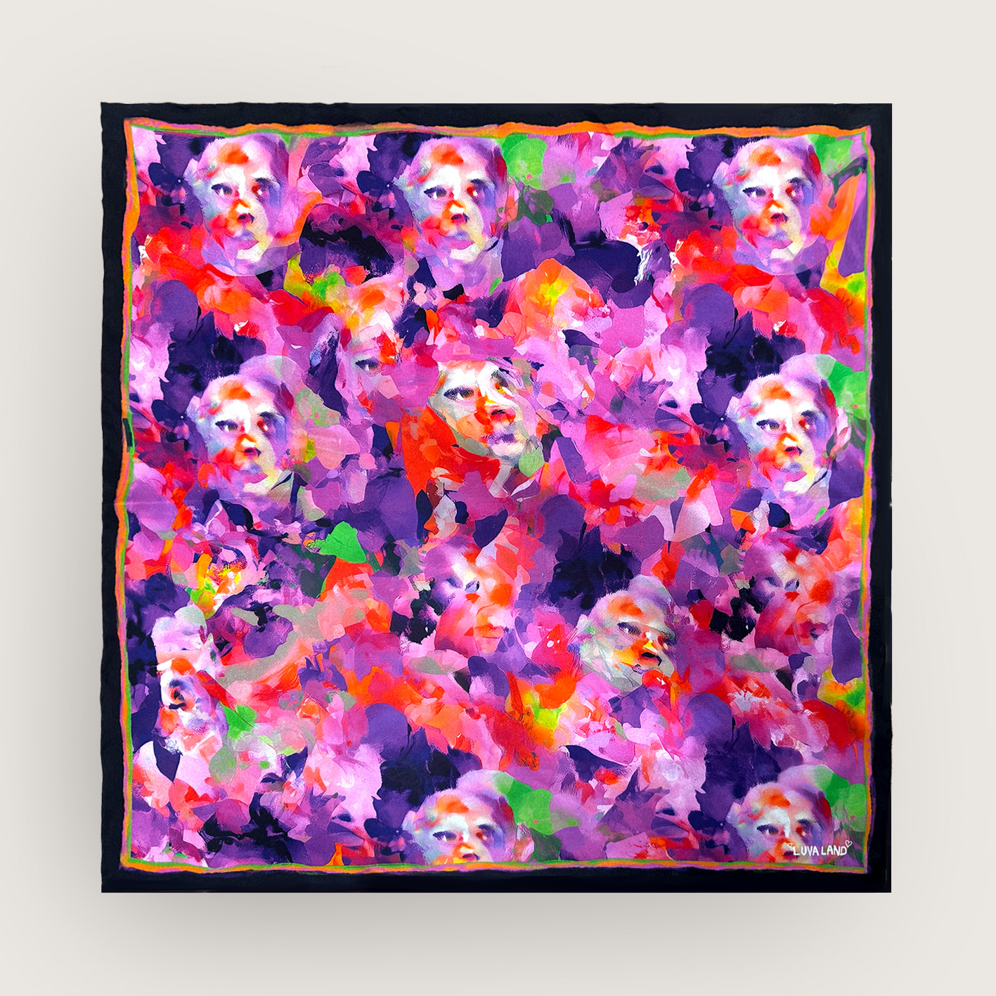 Faces silk hanky